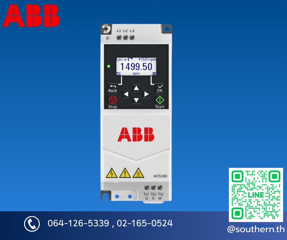 ABB inverter ACS180 Model:ACS180-04S-01A8-4 0.55 kW 3 phase 380V