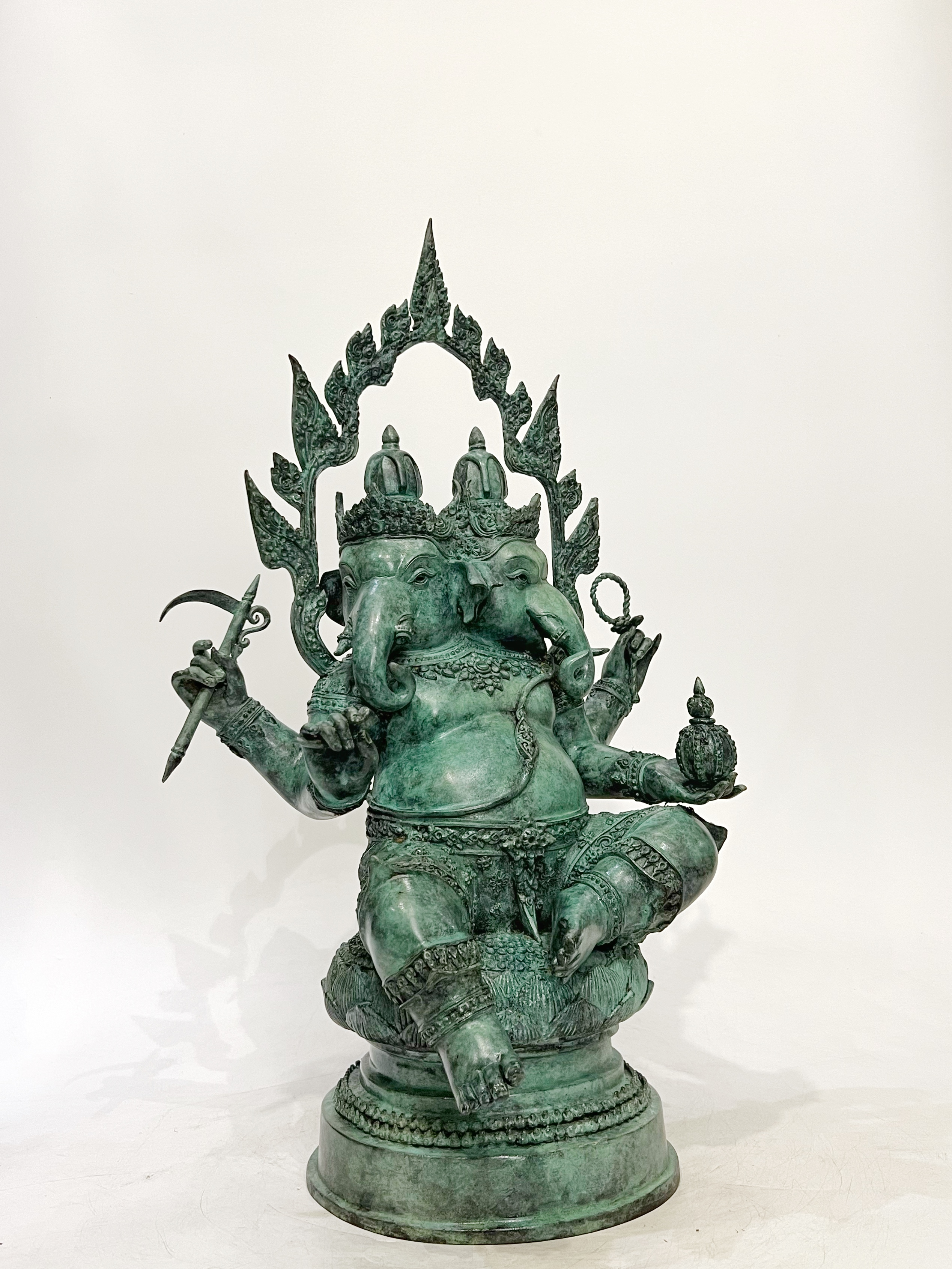 พระพิฆเนศ ปางทวิมุข หน้าตัก 9 นิ้ว