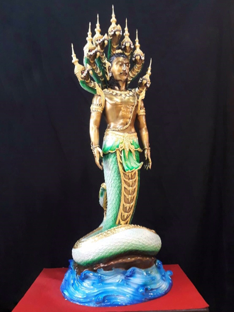 องค์ปู่พญานาคราช ปรกนาค 7 เศียร ( 1.35 เมตร )