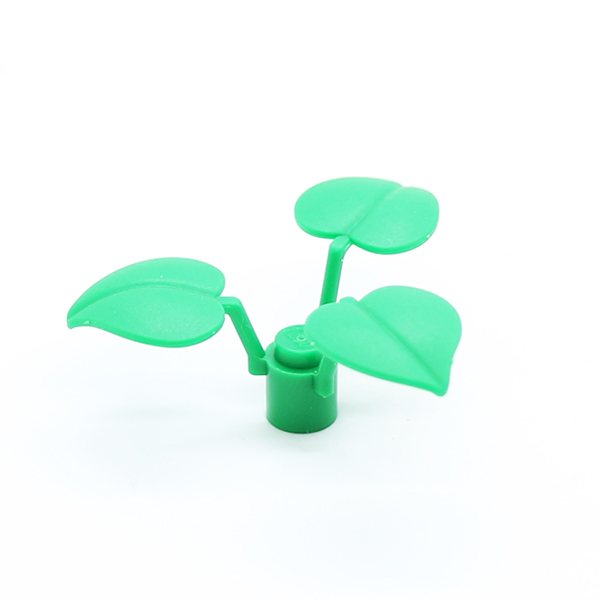 Flower Stem 1 x 1 x 2/3 with 3 Large Leaves