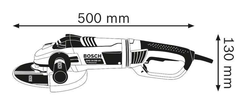 Bosch รุ่น GWS 24-230 เครื่องเจียรไฟฟ้า