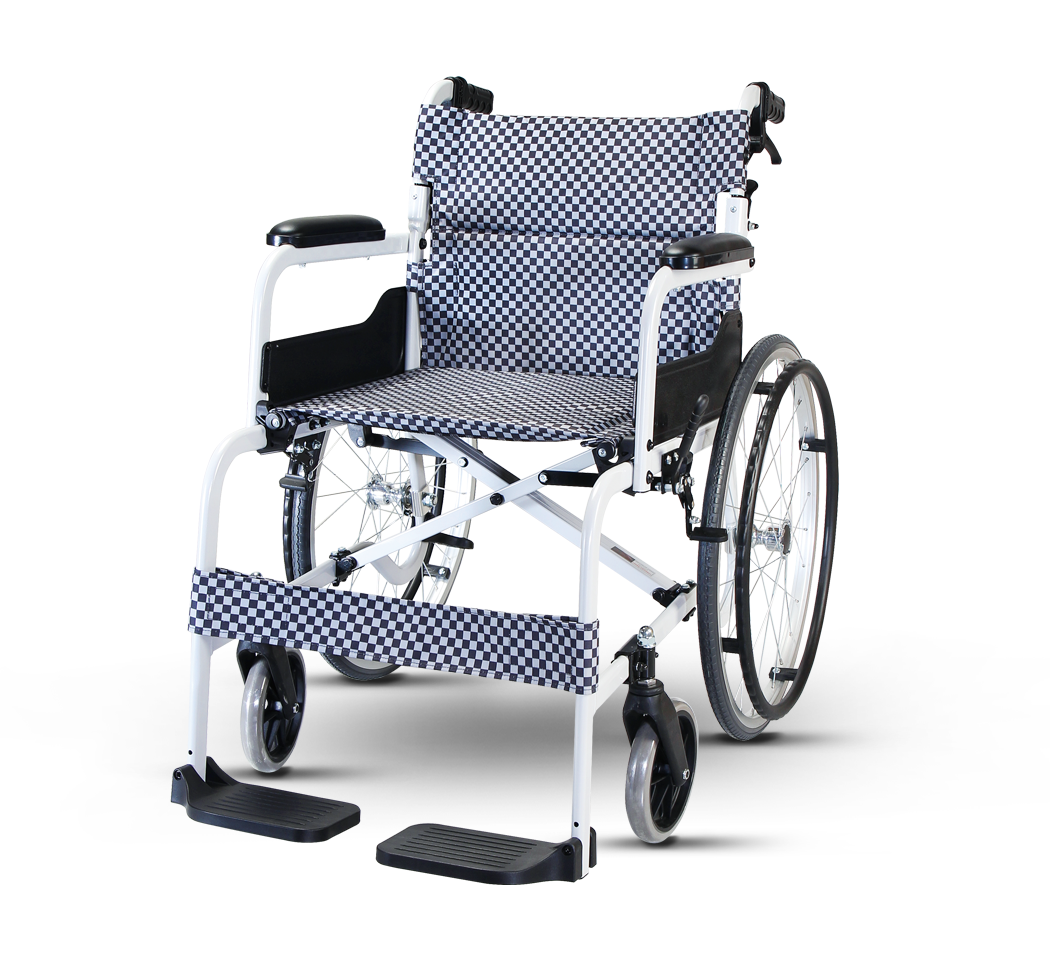 รถเข็นอลูมินัมอัลลอยด์โซม่า SOMA 105 (SM-150.5 F22) (WheelChair SOMA 150.5 F22) ล้อหลังใหญ่ น้ำหนักเบา พกพาสะดวก ของแท้จากศูนย์ไทย รับประกัน 1 ปี