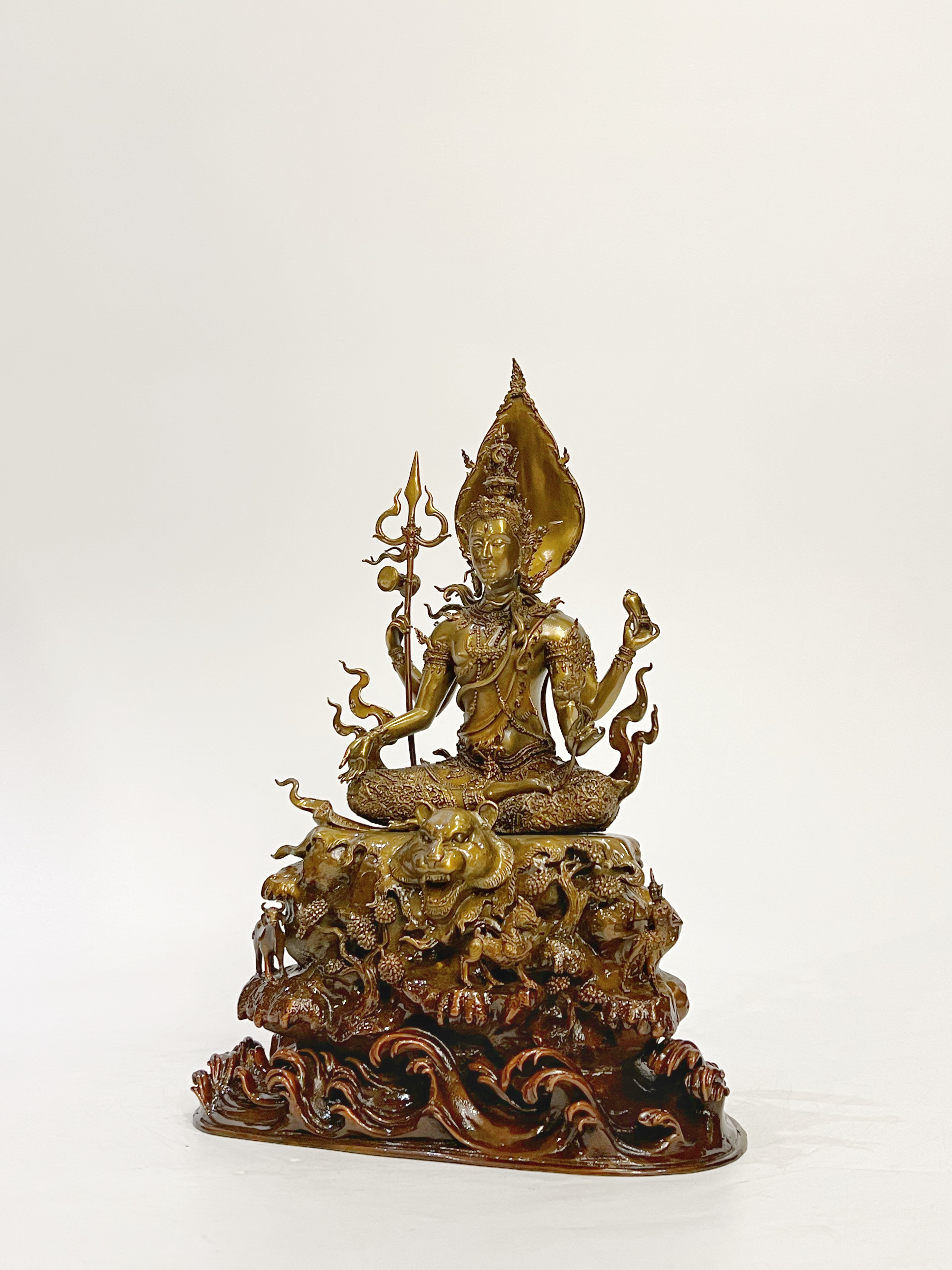 พระอิศวรมหาไกรลาสบรรพต ขนาดสูง 12 นิ้ว