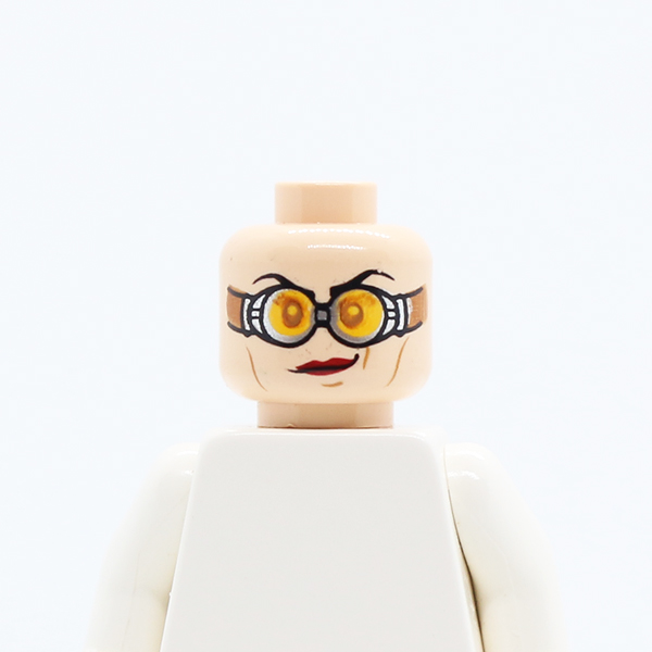 Dual Sided Female, Red Lips, Goggles / no Goggles Pattern (HP Madame Hooch)