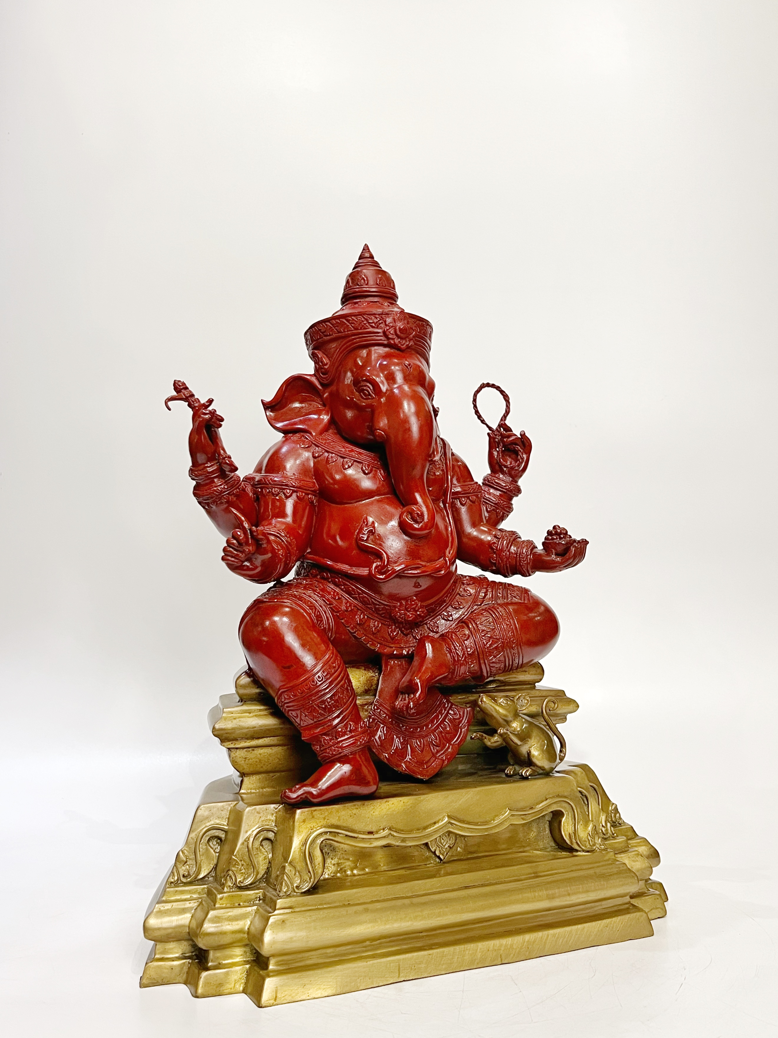 พระพิฆเนศ : พระสิทธิทากายะคณปติ หน้าตัก 9 นิ้ว (หมายเลข 9)