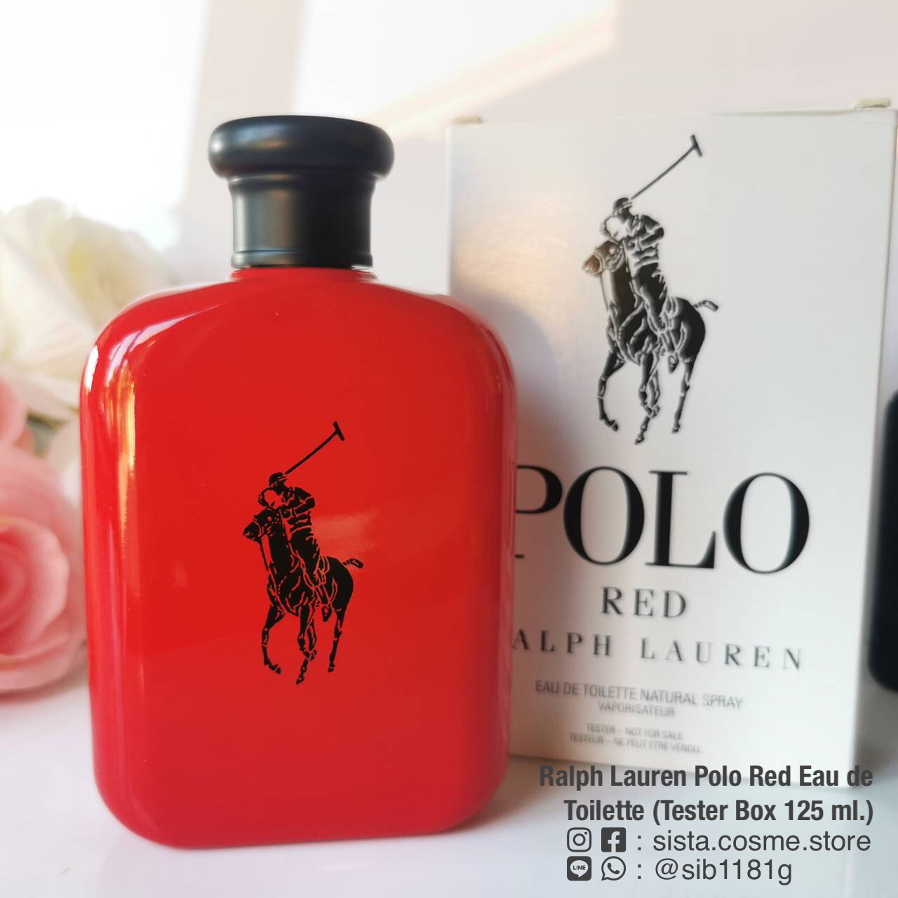 Ralph Lauren Polo Red Eau de Toilette (Tester Box 125 ml.)