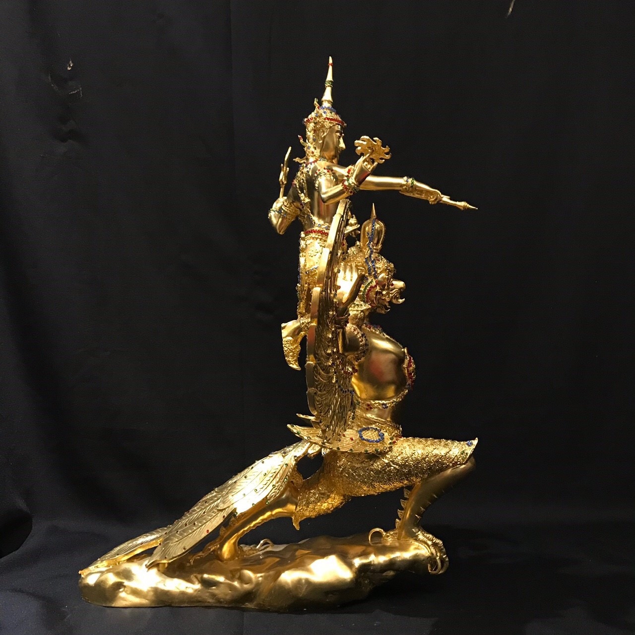 พระนารายณ์ทรงครุฑ หน้าตัก 9 นิ้ว