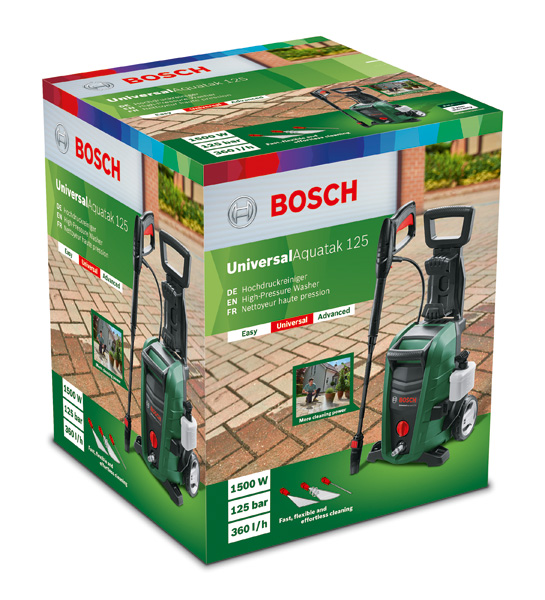 Bosch รุ่น UniversalAquatak 125 เครื่องฉีดน้ำแรงดันสูง