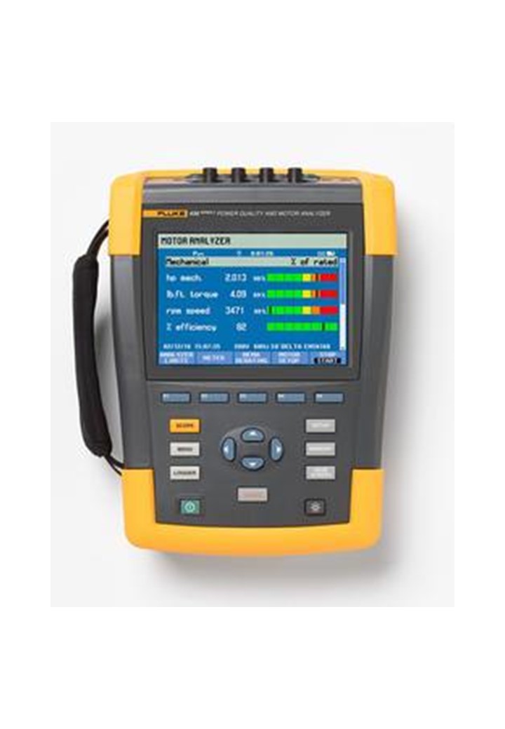 FLUKE รุ่น 438-II เครื่องวัดค่ากำลังไฟฟ้าที่สามารถทดสอบมอเตอร์ทอร์คได้ด้วย