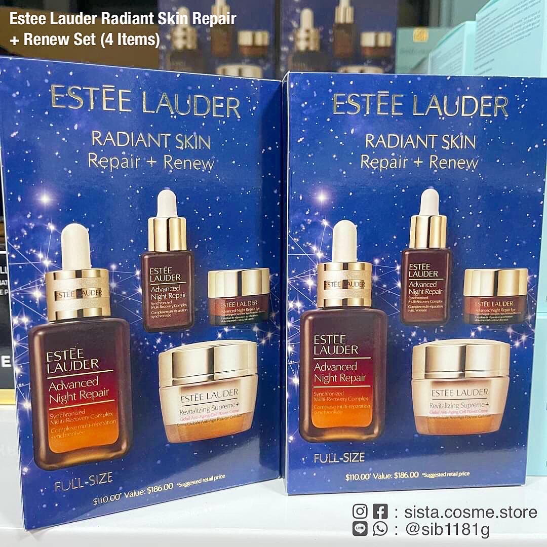 Estee Lauder Radiant Skin Repair + Renew Set (4 Items)