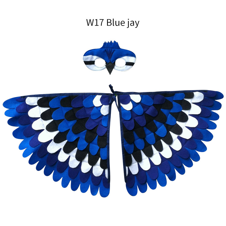 ชุดนก 🦜ผ้าคลุมนก สำหรับเด็ก พร้อมหน้ากาก มีหลายสีให้เลือก 🏍️💨ส่งไวจาก กทม.