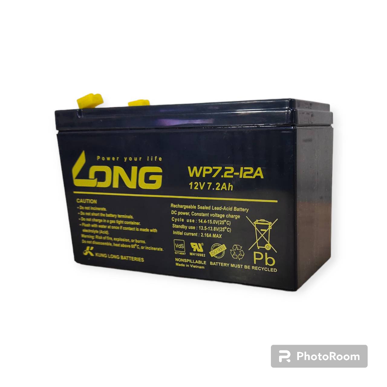 Battery 12V 7.2AH