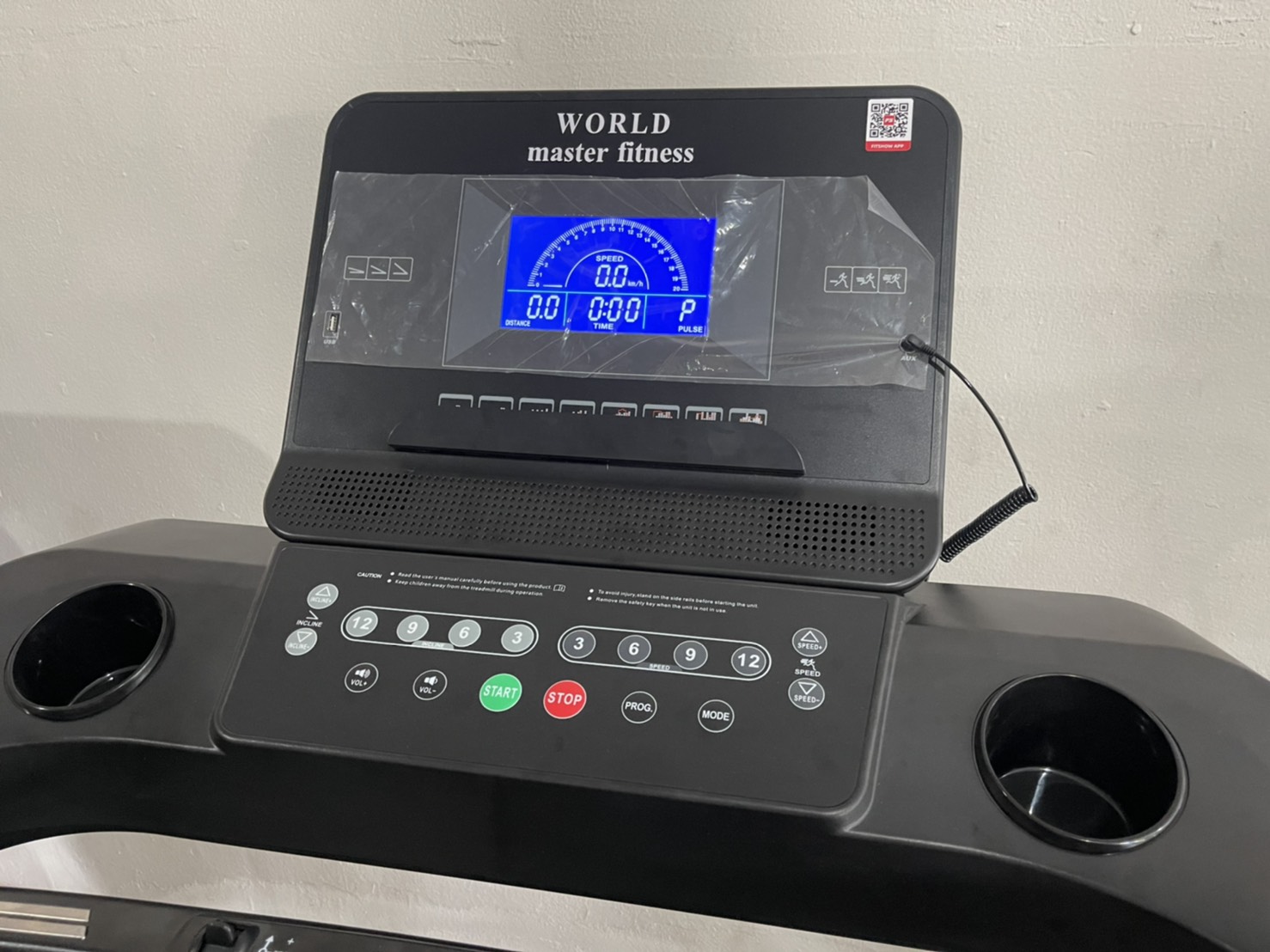 ลู่วิ่งไฟฟ้าcommercial รุ่AT10 World Master มอเตAC5.0แรงม้า เล่นเกมส์APP ZWIFTได้