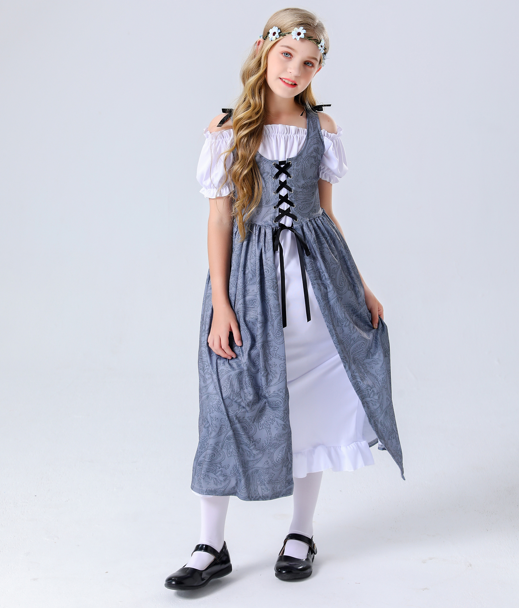 ชุดยุโรป ชุดย้อนยุค สีพาสเทล สบายตา 🏍️💨ส่งไวจาก กทม.