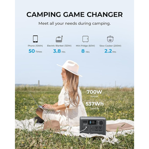Bluetti EB55 Portable Power Station ความจุ 700W/537Wh