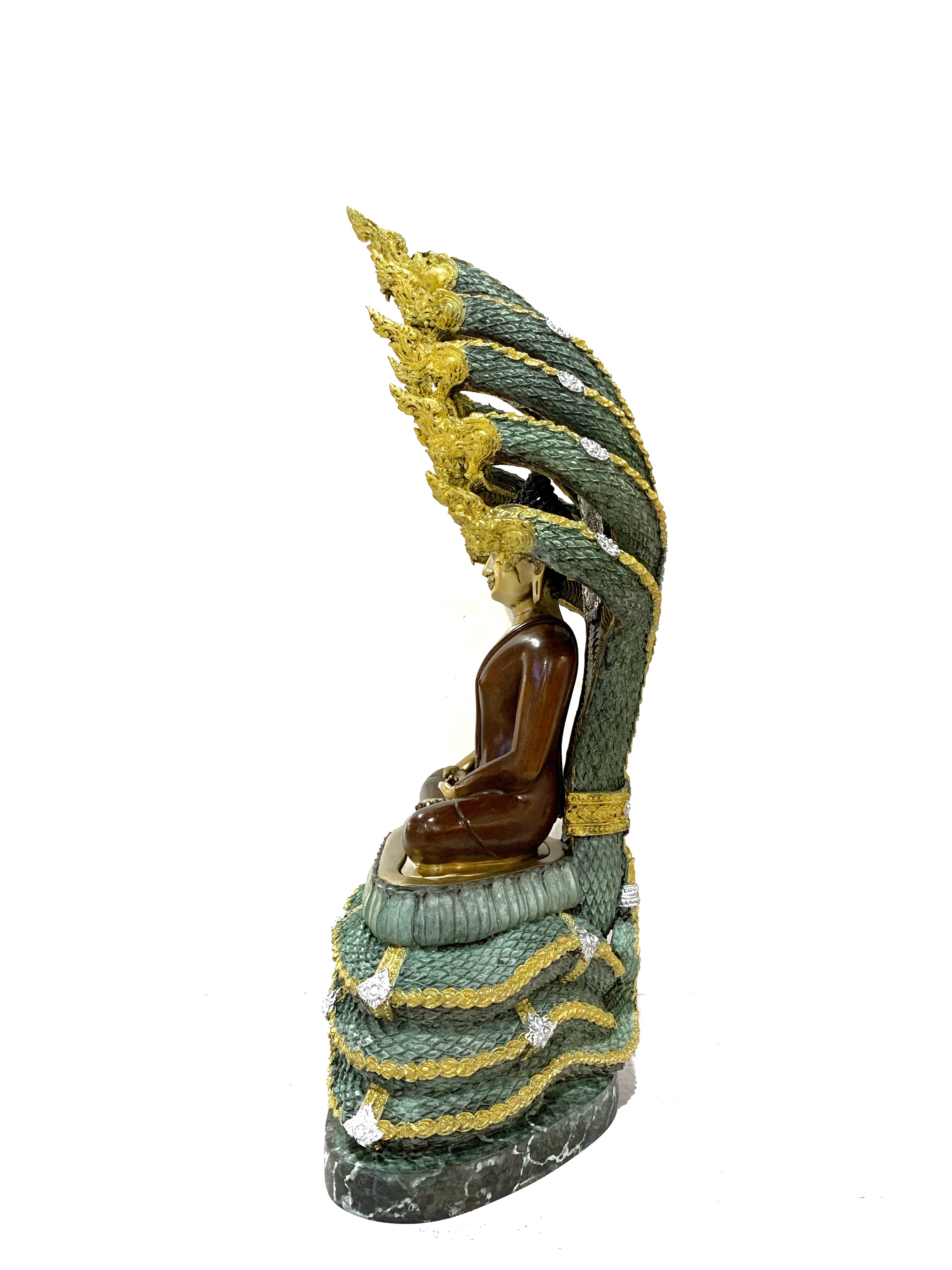 พระนาคปรก (นาค 9 เศียร) หน้าตัก 9 นิ้ว