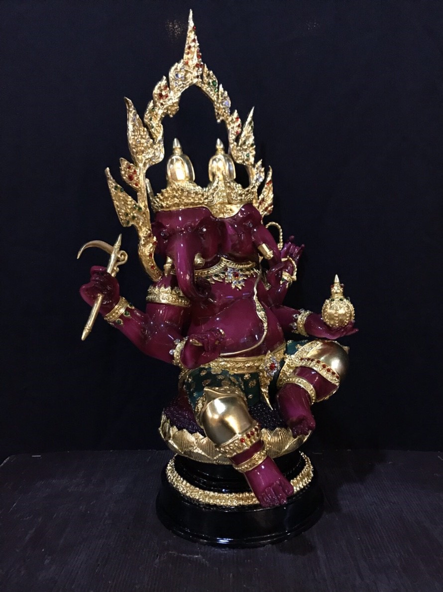 พระพิฆเนศ ปางทวิมุข หน้าตัก 9 นิ้ว