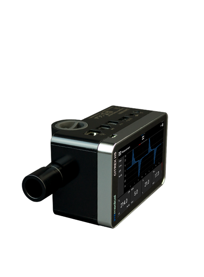 CITREX H5 เครื่องสอบเทียบเครื่องวัดอัตราการไหลก๊าซทางการแพทย์