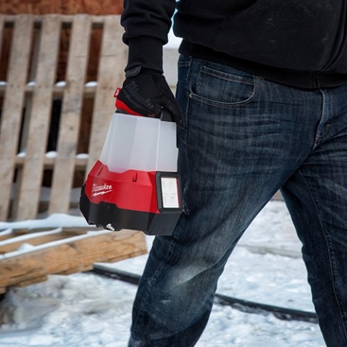 MILWAUKEE รุ่น M18 TAL-501 ไฟส่องพื้นที่ 360 องศา และส่องแสงกระจาย 90 องศาแรงดัน 18 โวลท์ พร้อมแท่นชาร์จและแบต 5.0AH x 1 ก้อน