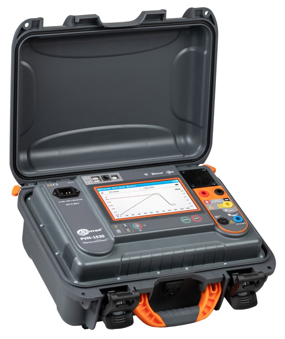 SONEL PVM-1530-Kit เครื่องทดสอบมาตรฐานการติดตั้งระบบโซลาร์ และทดสอบประสิทธฺภาพระบบโซลาร์ด้วยฟังก์ชั่น IV Curve Tracer - 1500 V DC@30A