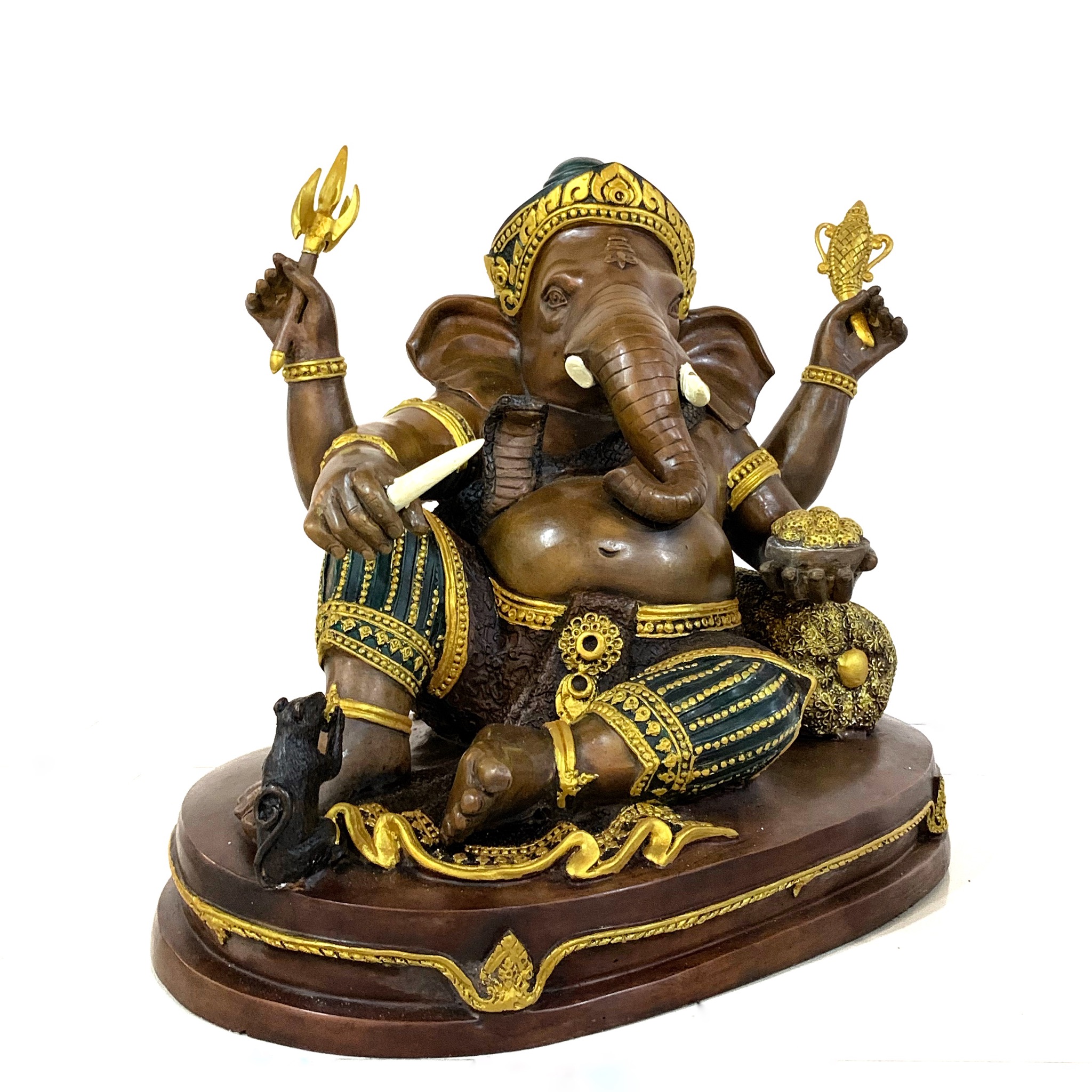 พระพิฆเนศ ปางเสวยสุข หน้าตัก 18 นิ้ว