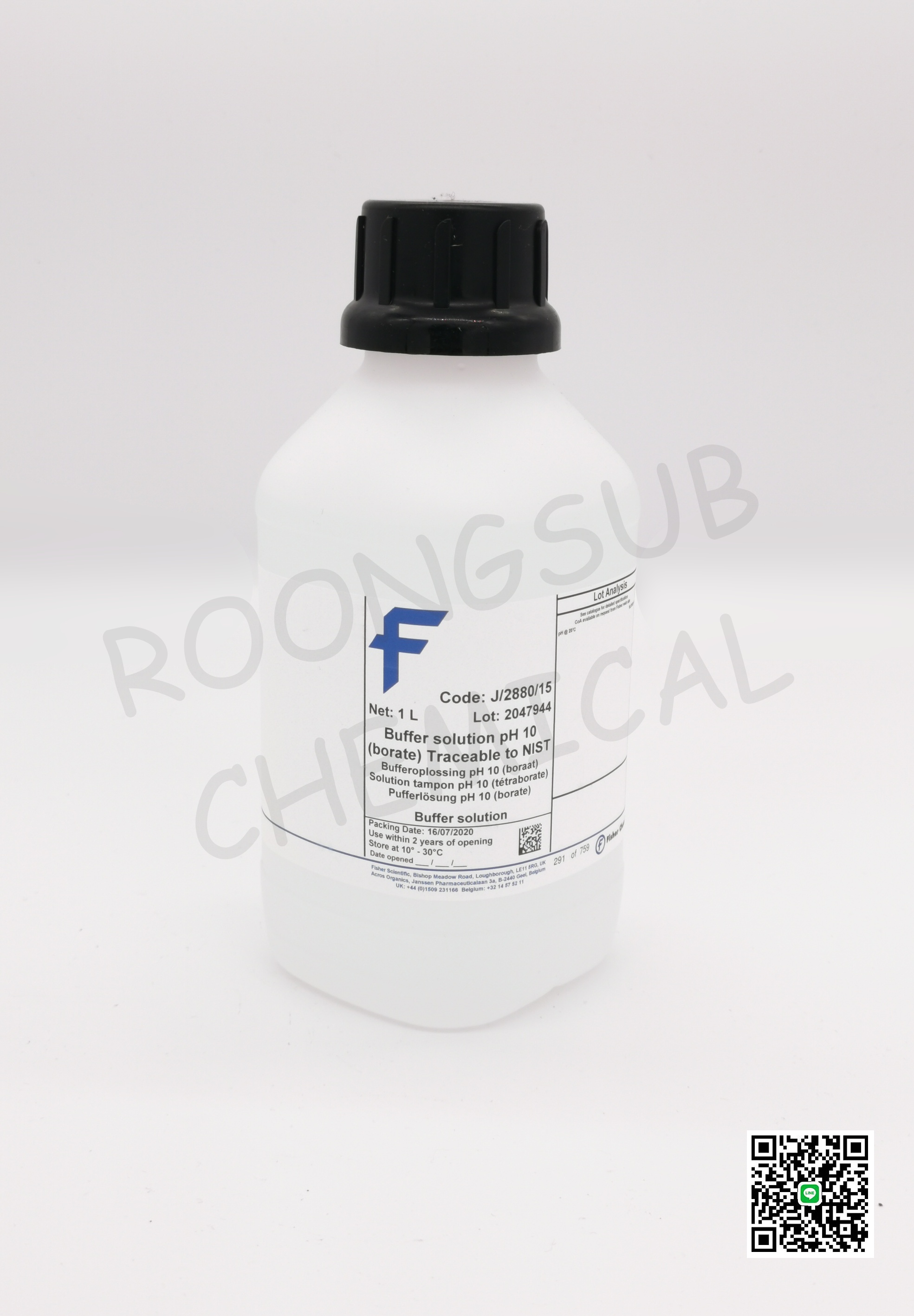 BUFFER SOLUTION PH10 (BORATE) TRACEABLE TO NIST