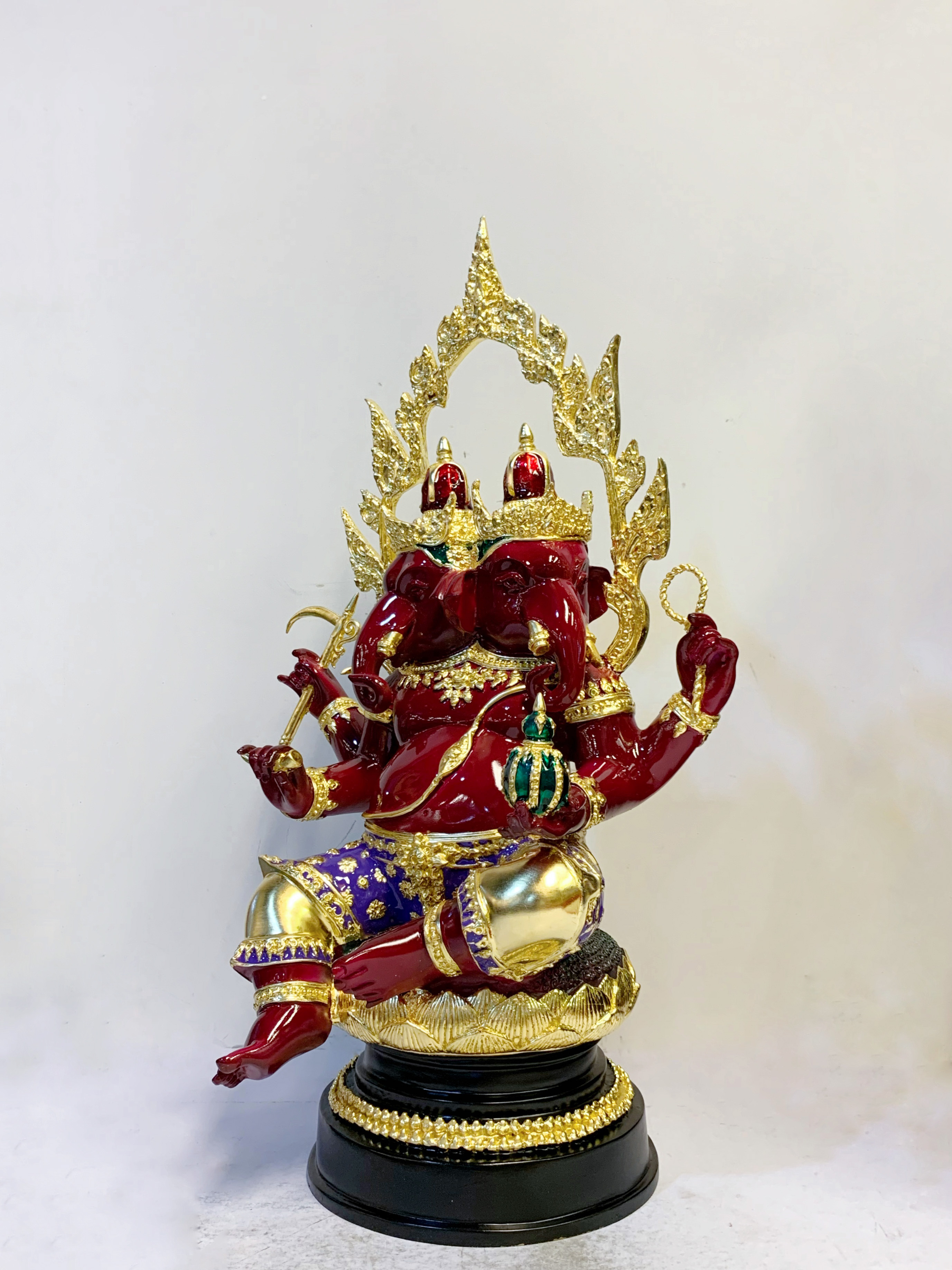 พระพิฆเนศ ปางทวิมุข หน้าตัก 9 นิ้ว