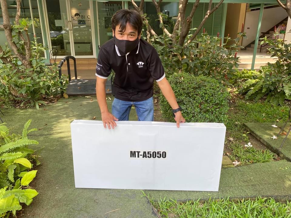 JMTVSTAND MT-A5050 ขาแขวนทีวีแบบสวิงตัวใหญ่สุด ขนาด 60"-100"นิ้ว วัสดุเหล็กหนาแข็งแรง สวิง-ก้ม/เงยได้0964746498