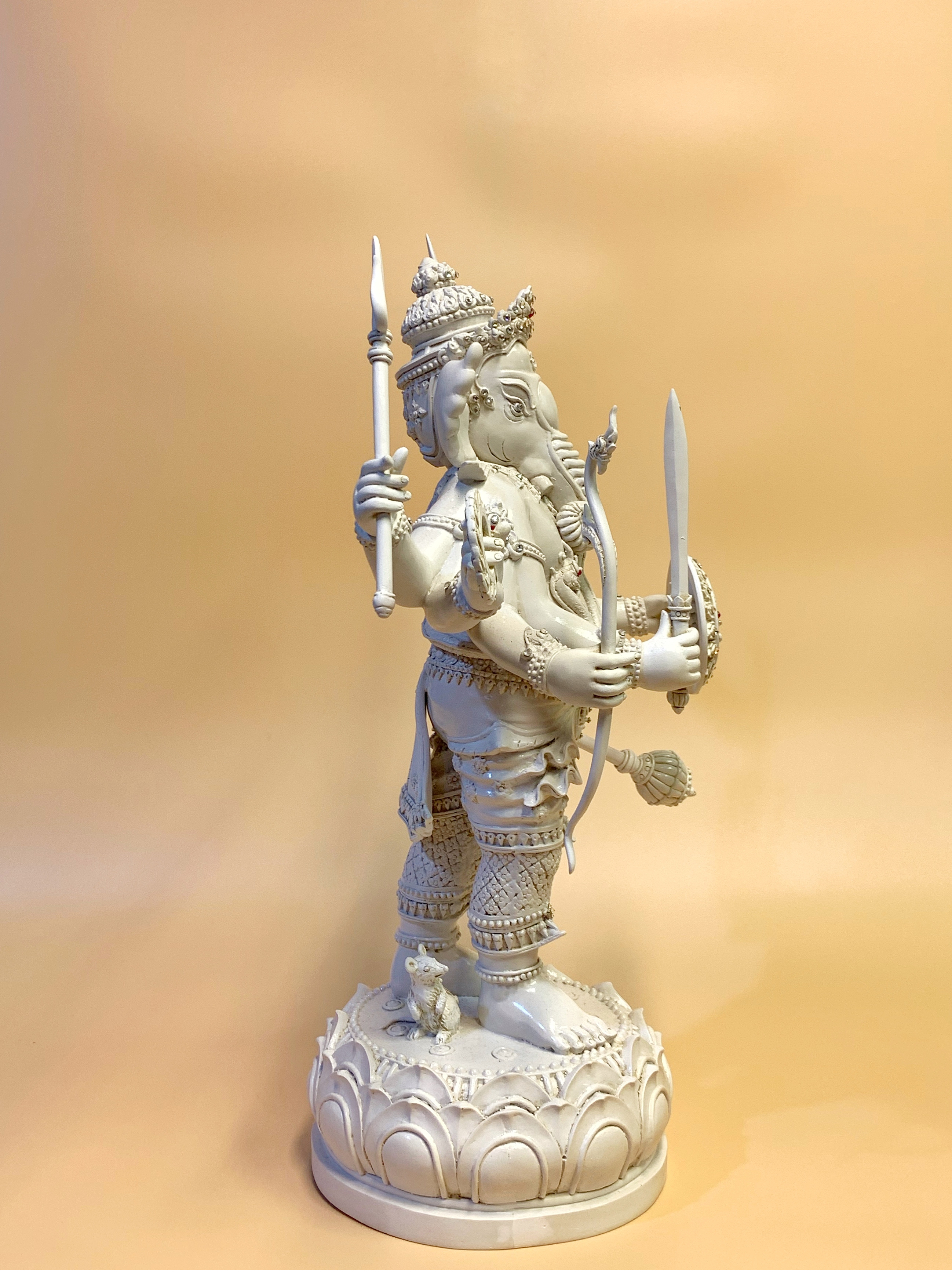 พระพิฆเนศ ปางออกศึก (พระวีระคณปติ) หน้าตัก 9 นิ้ว