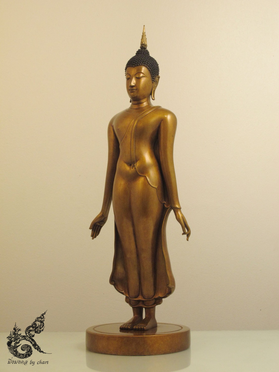 พระพุทธรูปโพธิทัศนา ปางเปิดโลก หน้าตัก 9 นิ้ว