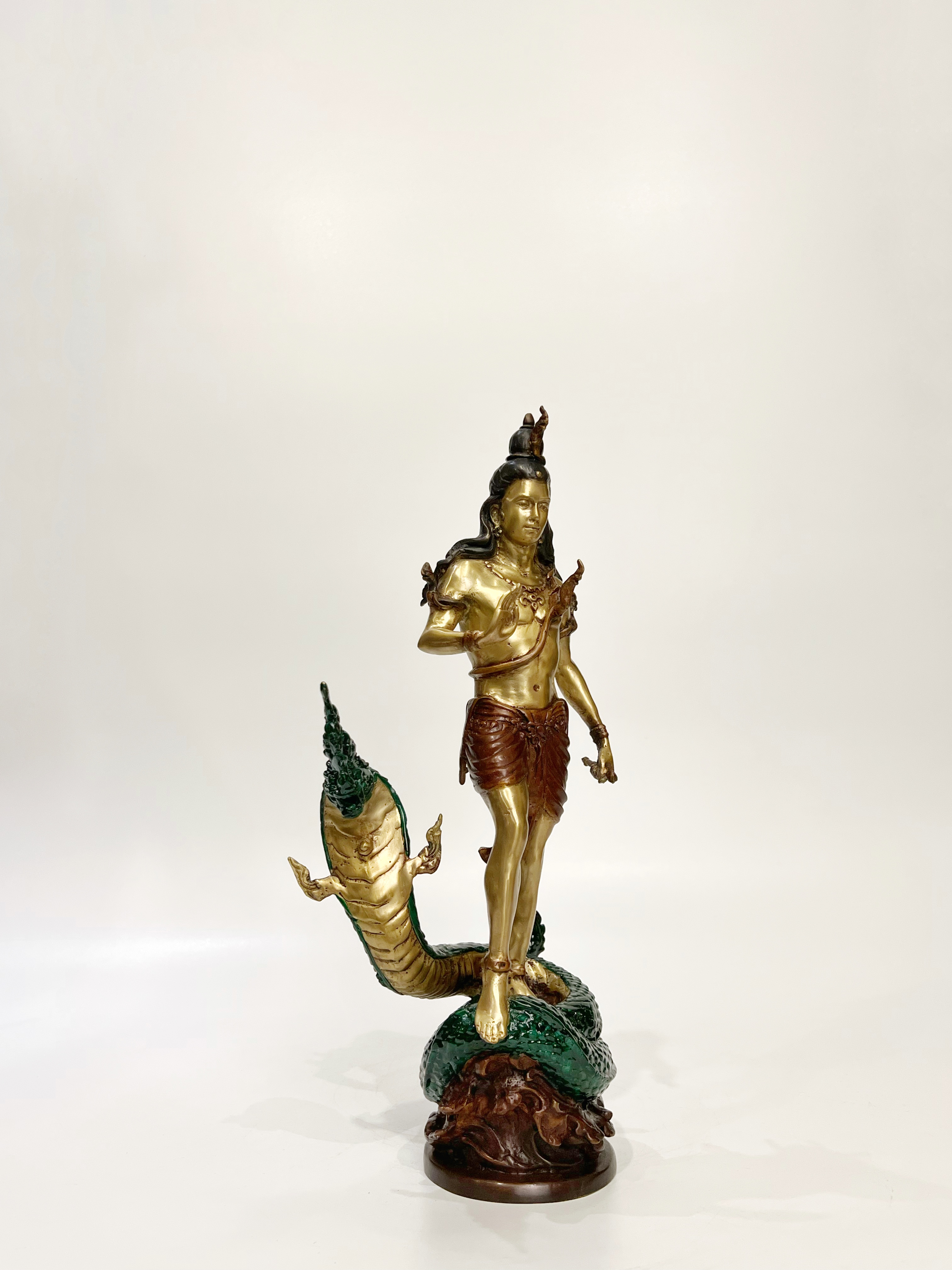 นาคาธิปดีศรีสุทโธ และ นาคีศรีปทุมมา (ขนาดสูง 14 นิ้ว)