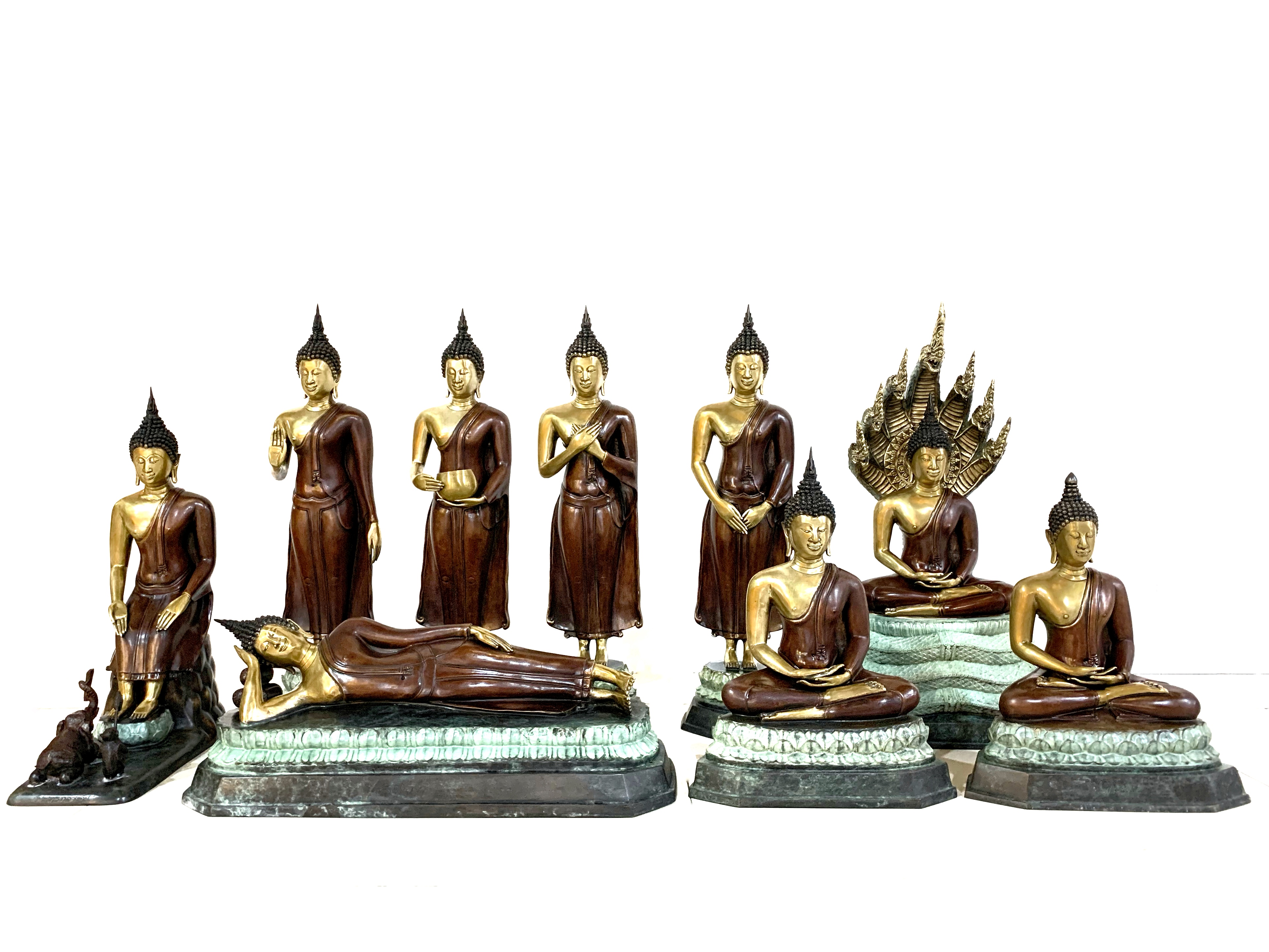 ชุด พระประจำวันเกิด (9องค์) หน้าตัก 8 นิ้ว