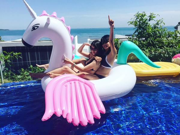 ห่วงยางพีกาซัส ปีกสีพาสเทล ขนาดใหญ่ Inflatable Pegasus Pastel Float