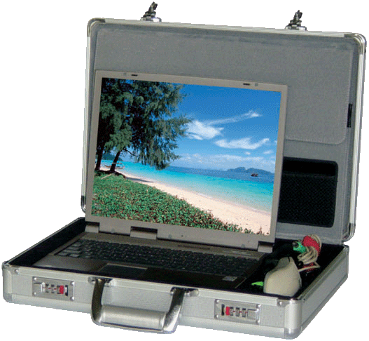 กระเป๋าอลูมิเนียม Notebook 8573 ขนาด 27x40x9.5 ซม. รหัสสินค้า 0332-02-4702 (T1C4H1K9P1)