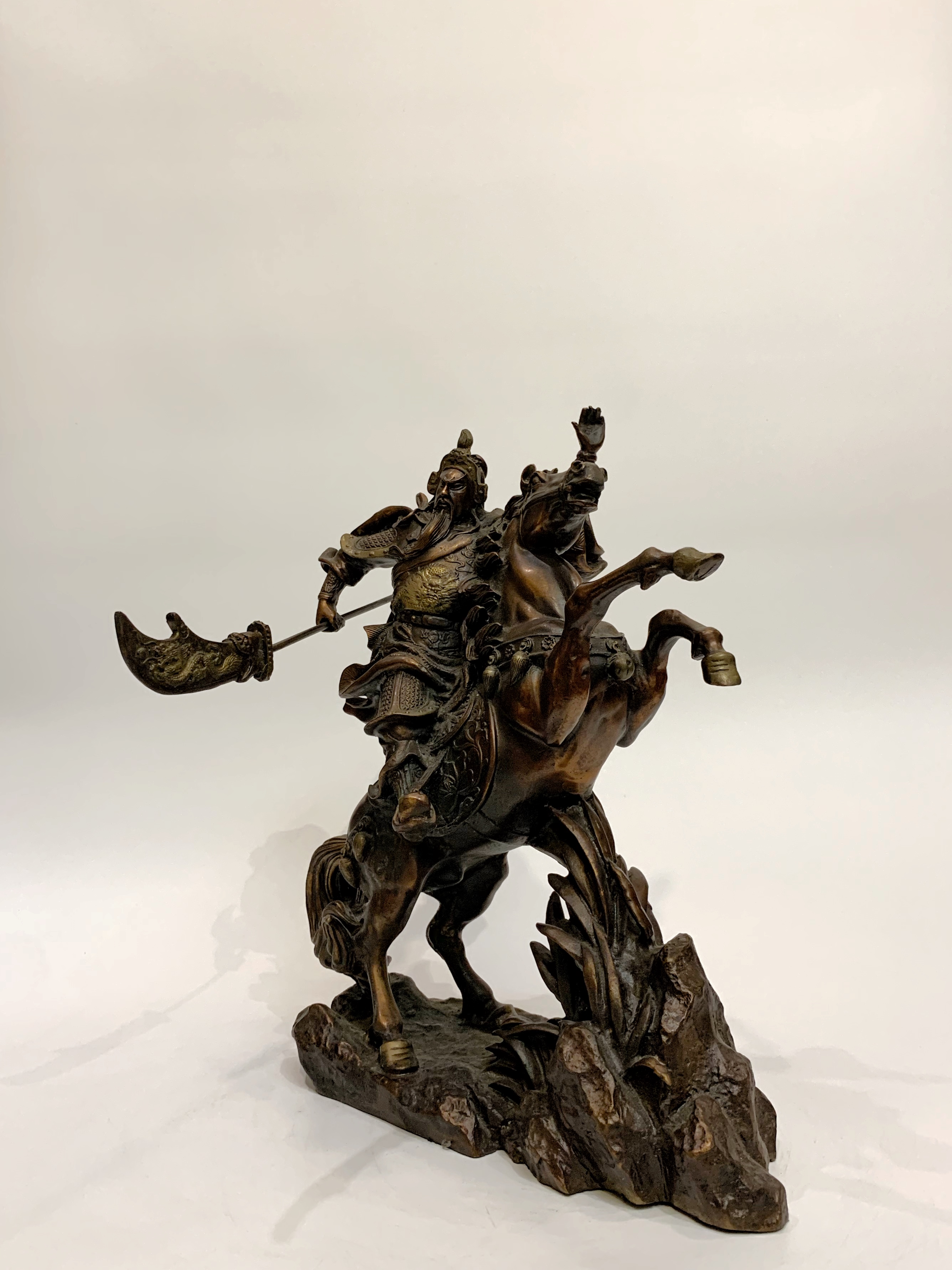 เทพเจ้ากวนอู ทรงม้า หน้าตัก 7 นิ้ว