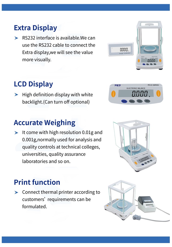 เครื่องชั่งละเอียด 500 g. ค่าละเอียด 0.001 g. (ต่อคอมพิวเตอร์)