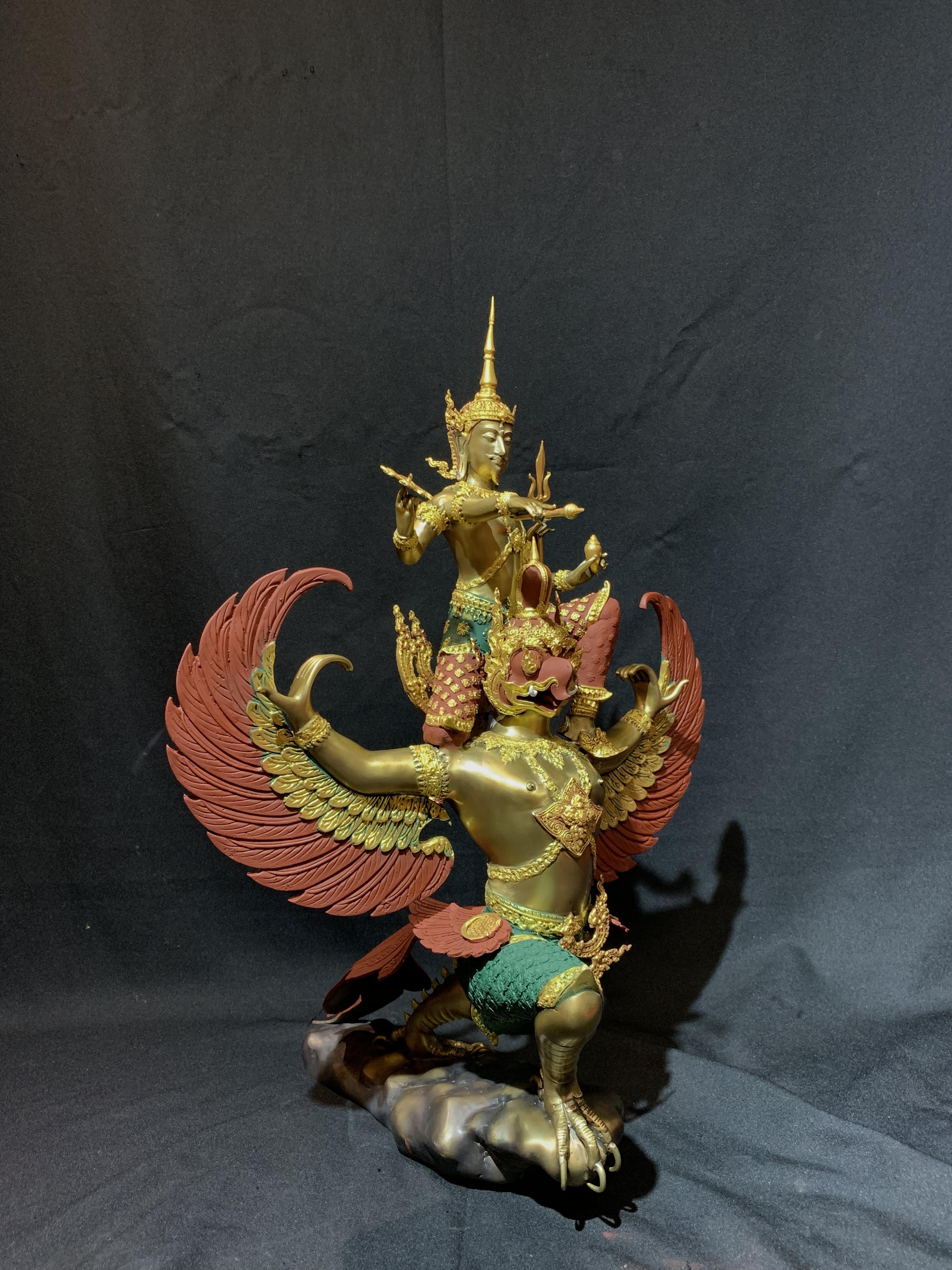 พระนารายณ์ทรงครุฑ หน้าตัก 9 นิ้ว