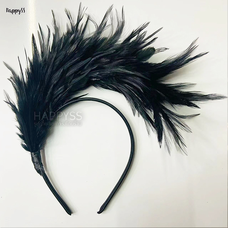 ที่คาดผม ขนนก ที่คาดผมสีรุ้ง หลากสี🏍️💨ส่งไวจาก กทม.