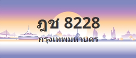 ป้ายประมูล ฎช 8228