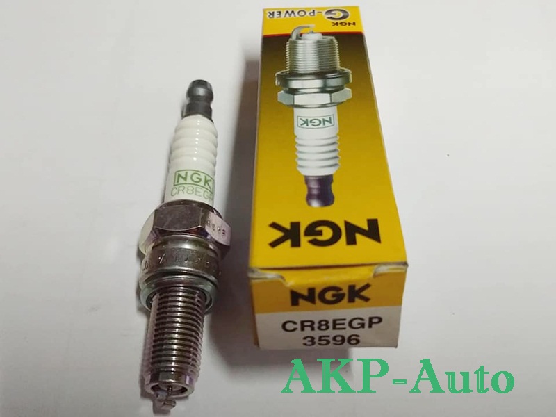 NGK หัวเทียน แก๊ส 12 mm. หัวเข็ม G-Power CR8EGP No.3596