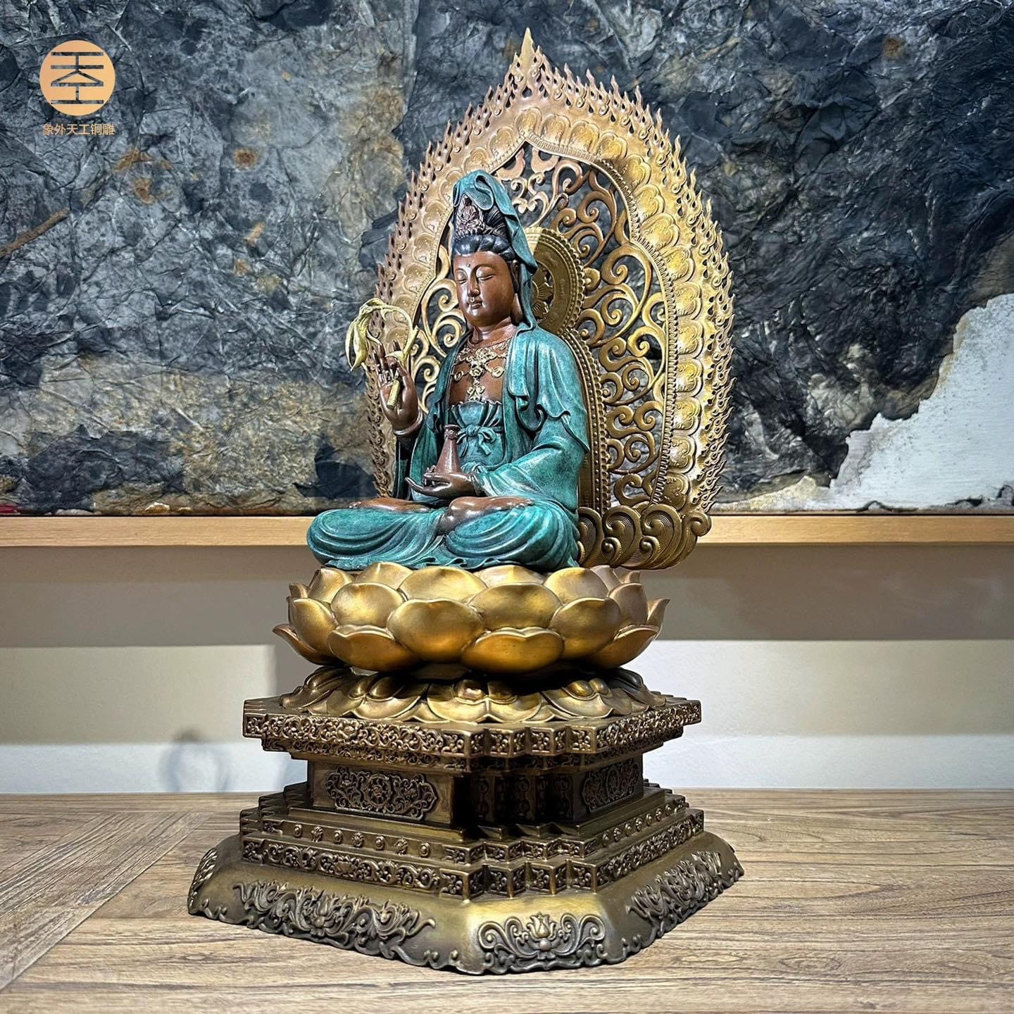 Pre-Order : พระโพธิสัตว์กวนอิม เจ้าแม่กวนอิม สูง 38 cm