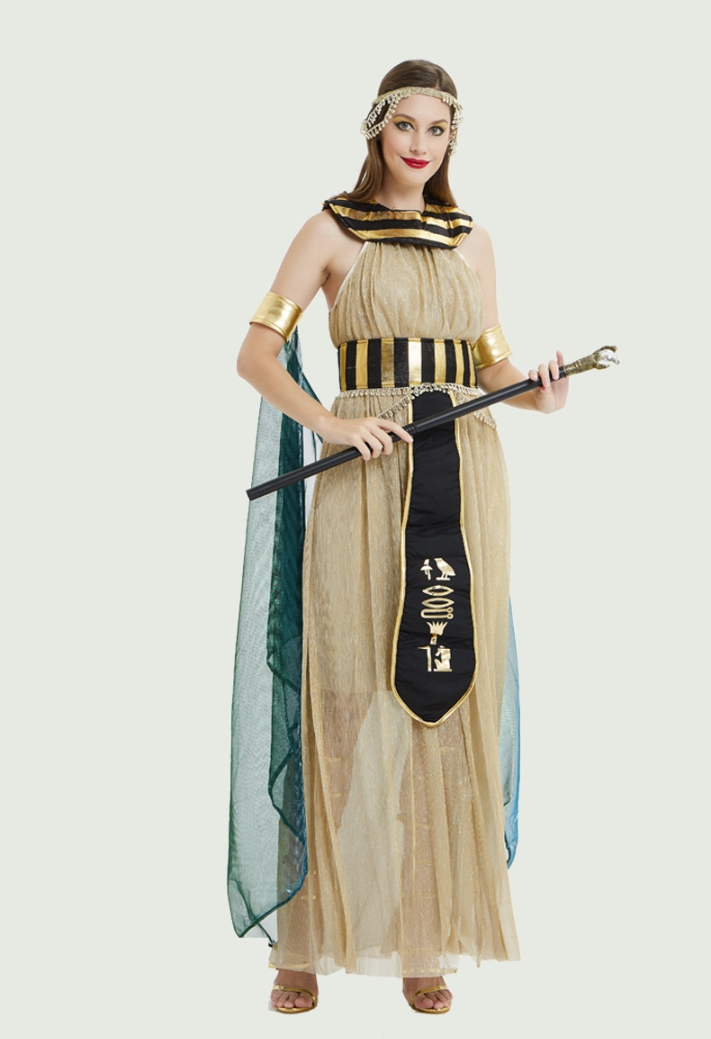 ชุดคลีโอพัตรา อียิปห์ สีทอง สาวอวบก็ใส่ได้จ้า🏍️💨 ส่งไวจาก กทม.