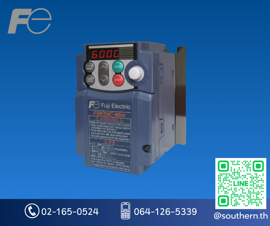 Fuji inverter FRENIC Mini C2 Model:FRN0004C2S-2A(0.5HP/0.4KW)Input 380V 3-Phase Output 380V 3-Phase