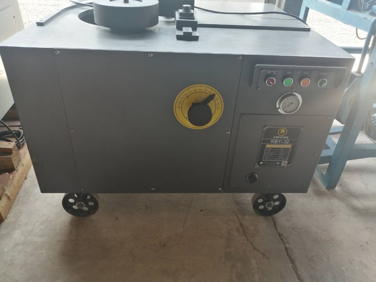 OPOR เครื่องดัดเหล็ก 32มิล ระบบไฮดรอลิก รุ่น RBY-32
