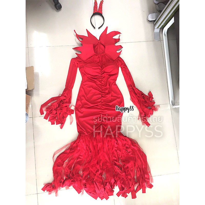 ชุดเดวิล ควีนเดวิล Devil 😈 สีแดง
