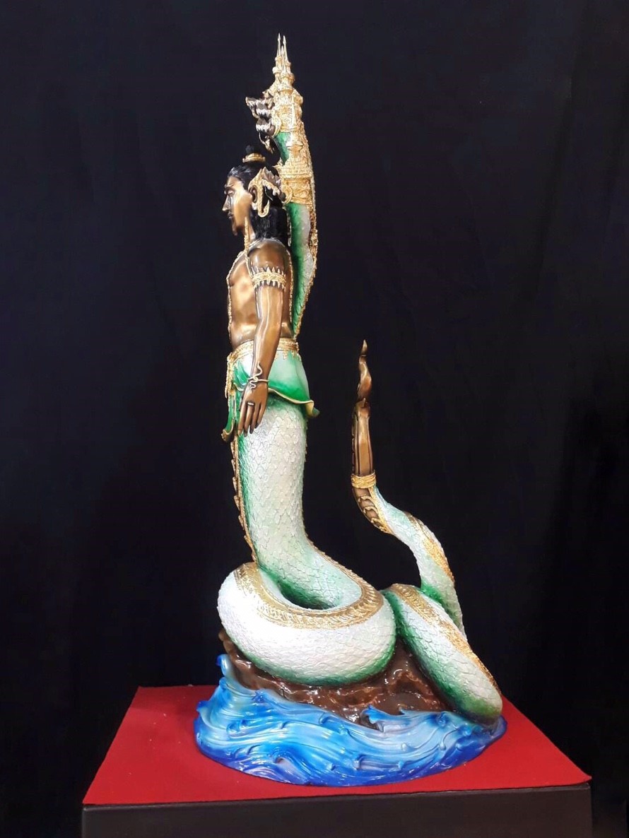 องค์ปู่พญานาคราช ปรกนาค 7 เศียร ( 1.35 เมตร )