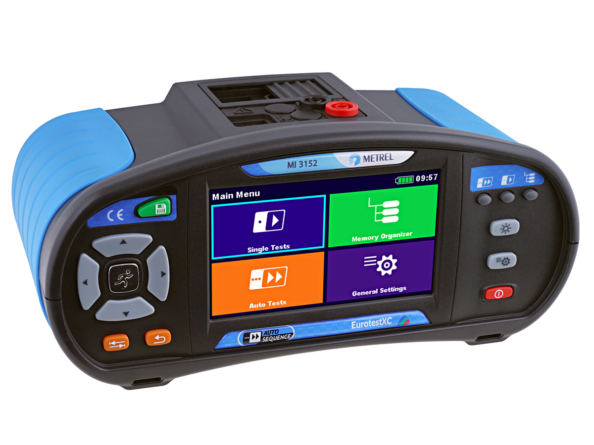 METREL รุ่น MI 3152 ST เครื่องทดสอบความปลอดภัยการติดตั้งของระบบไฟฟ้ารุ่นจอสีระบบสัมผัส