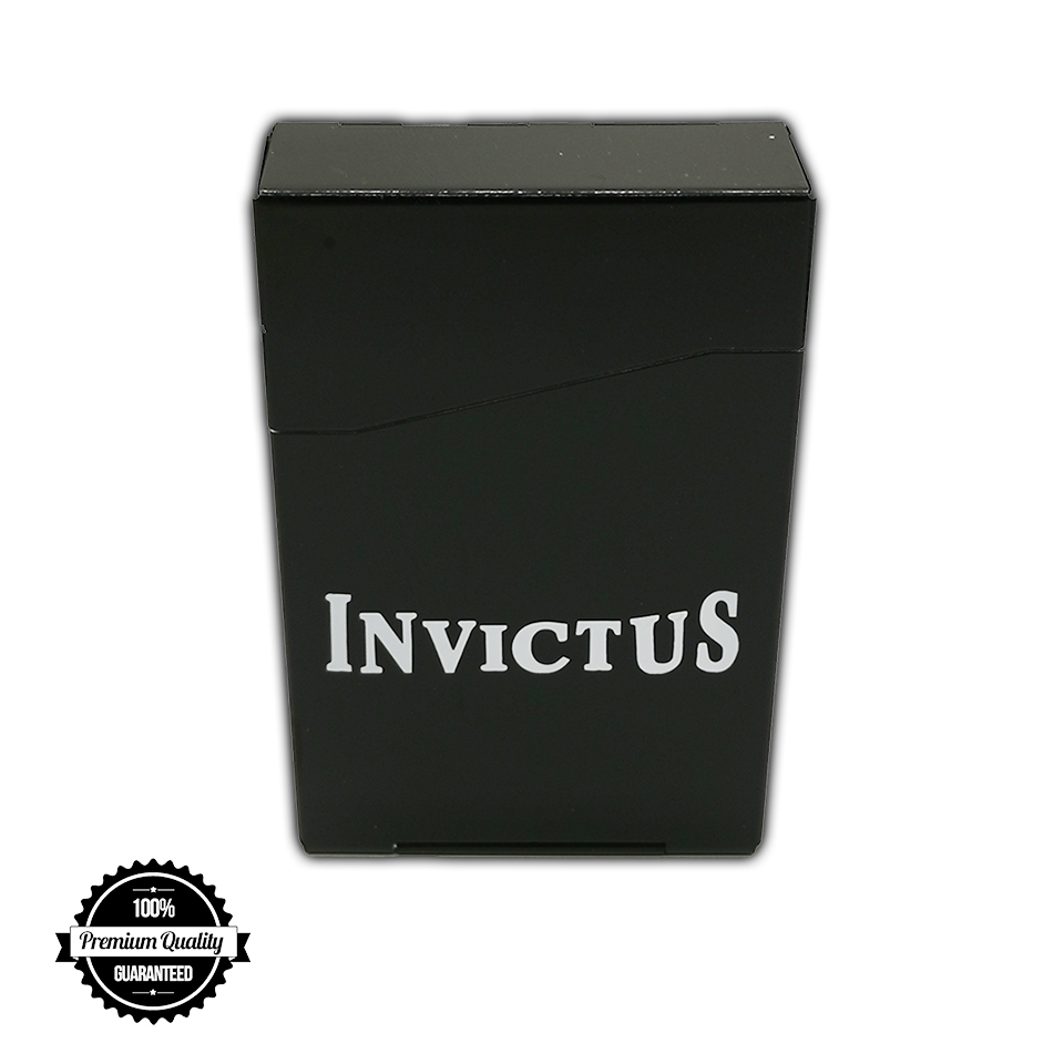 กล่องใส่ยาเส้น อลูมิเนียมอัลลอยด์ ฝาสปริง ใส่ได้ 20 มวน