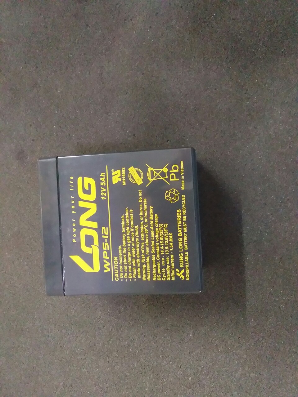 Battery 12V 5.0AH