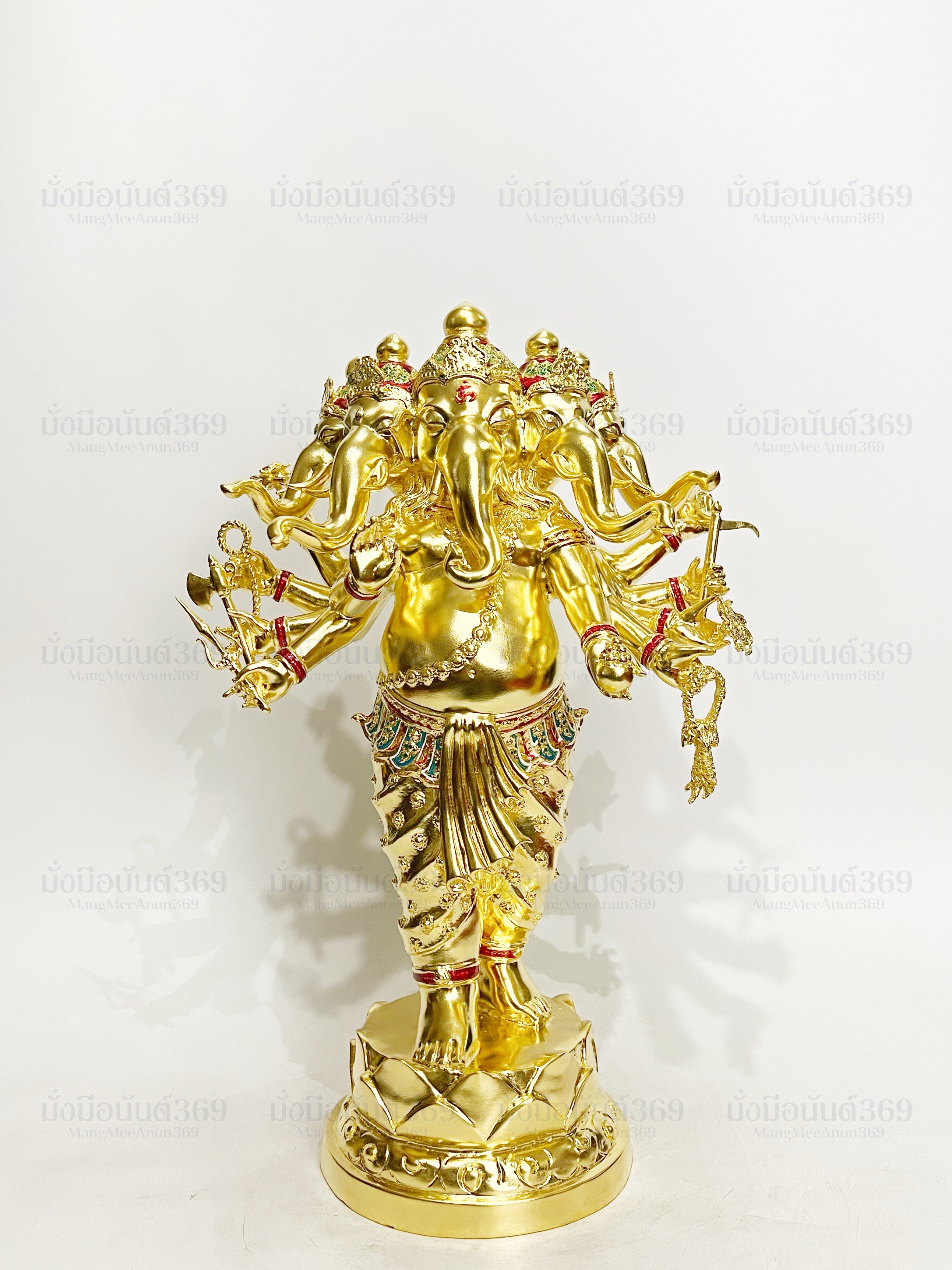 พระพิฆเนศ ปางห้าเศียร (ปัญจมุขคณปติ) หน้าตัก 9 นิ้ว *ห้ามนำภาพไปใช้ทุกกรณี